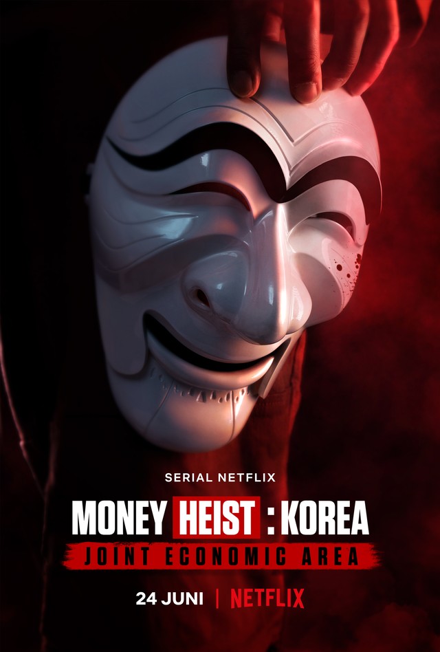 poster Money Heist: Korea-Joint Economic Area. dok: Netflix