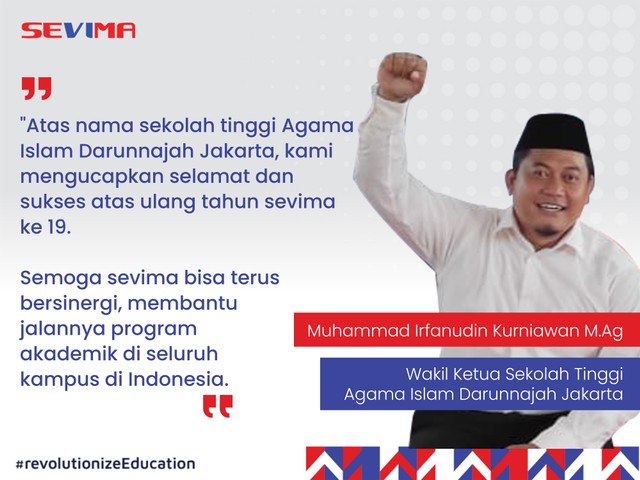 Wakil Ketua Sekolah Tinggi Agama Islam Darunnajah Jakarta, Muhammad Irfanudin Kurniawan M.Ag.