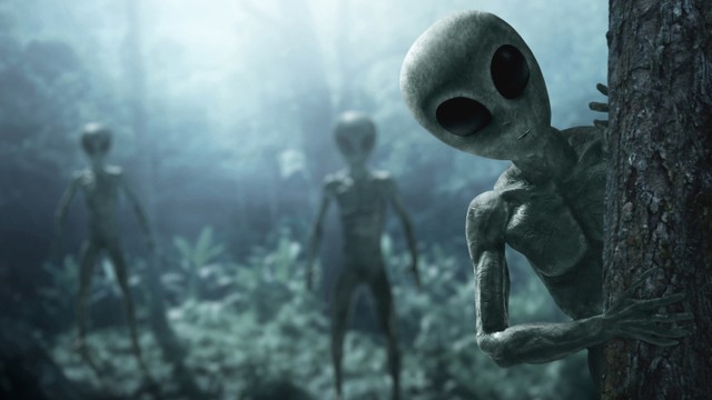 Ilustrasi alien. Foto: Shutterstock