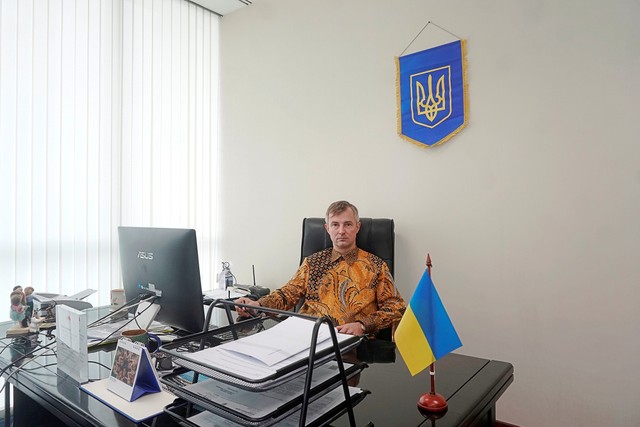 Duta Besar Ukraina untuk Indonesia, Vasyl Hamianin. Foto: Iqbal Firdaus/kumparan