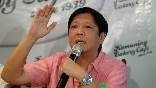 Ferdinand Marcos Jr. Foto: Ted ALJIBE / AFP