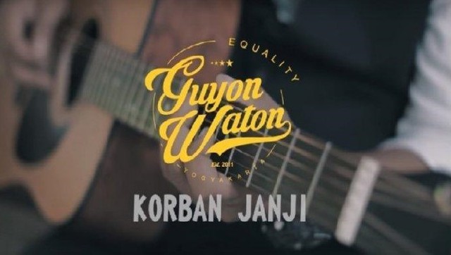 Ilustrasi tangkapan layar video musik Korban Jani oleh Guyon Waton. Foto: YouTube/GUYONWATON OFFICIAL