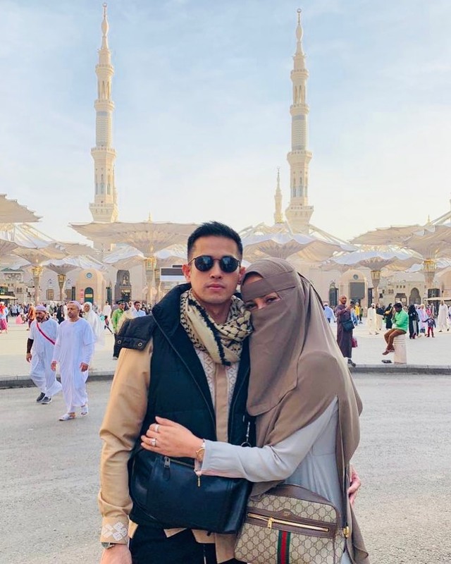 Olla Ramlan dan Aufar Hutapea. Foto: Instagram/@aufar.hutapea