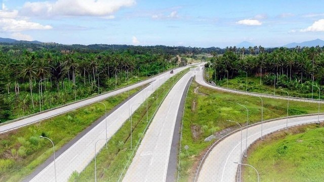 Ruas tol Manado-Bitung. Foto: Jasamarga Tollroad Operator Manado-Bitung