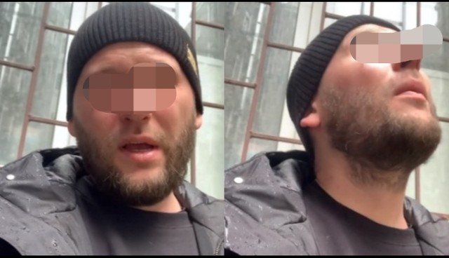 Viral vlogger nyaris terkena rudal saat asik nge-vlog. (Foto: Instagram/@nikita__demenkov).