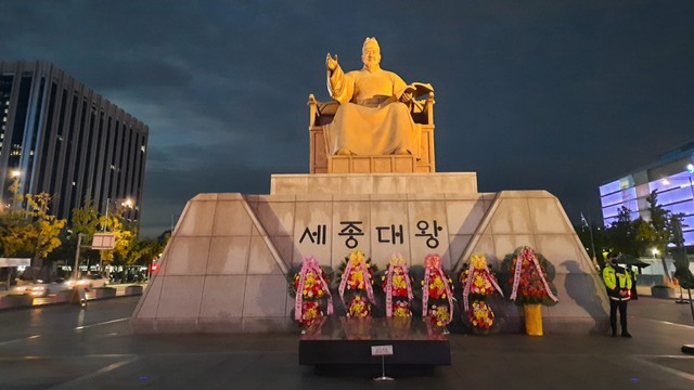 Patung Raja Sejong. Foto: Khiththati/acehkini