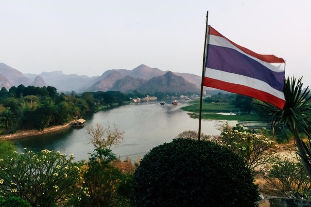 Bendera Thailand. Sumber: Pixabay