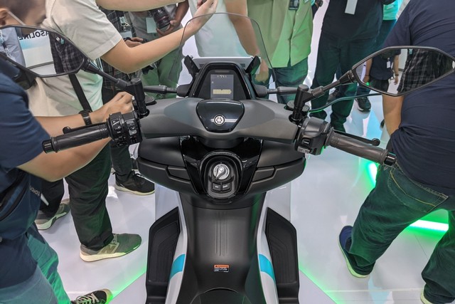 Yamaha E01 diperkenalkan untuk dilakukan tes pasar dan uji coba di Indonesia. Foto: Sena Pratama/kumparan