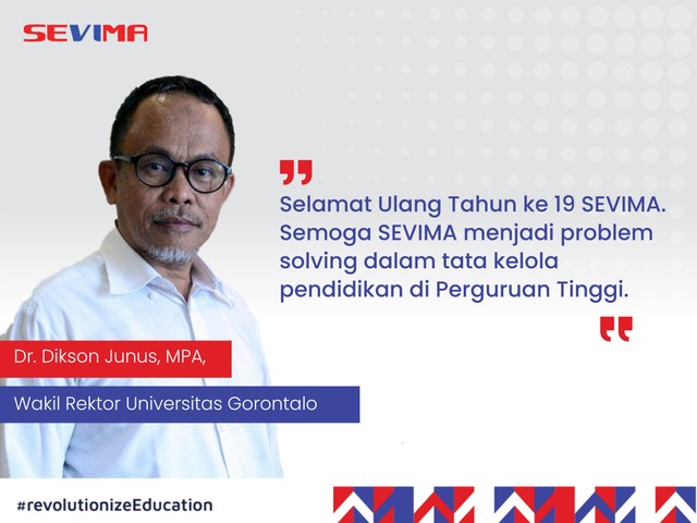 Wakil Rektor Universitas Gorontalo, Dr. Dikson Junus, MPA.