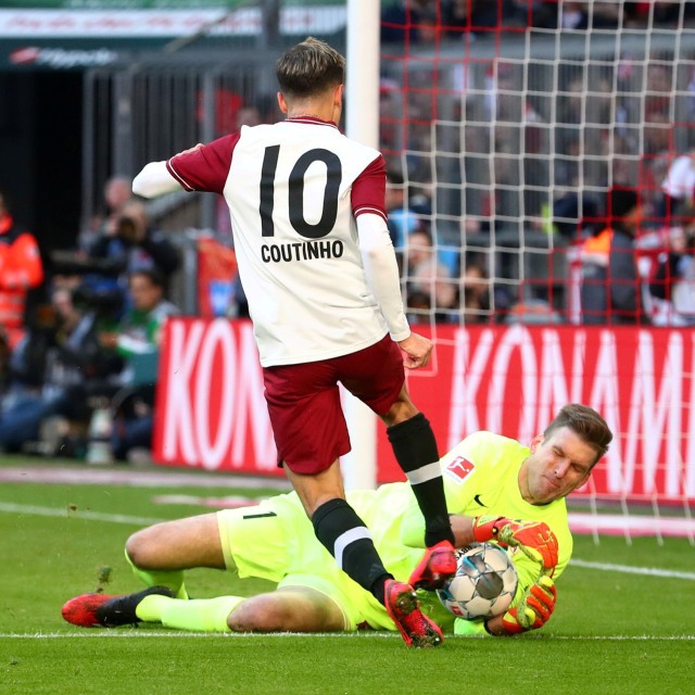 Pemain Bayern Muenchen, Philippe Coutinho. Foto: REUTERS/Michael Dalder