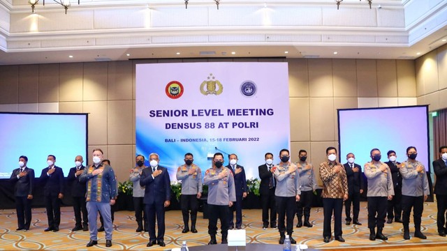 Kapolri Jenderal Listyo Sigit Prabowo Hadiri Senior Level Meeting Densus 88 Antiteror Polri di Bali, Rabu (16/2). Foto: Dok: Istimewa
