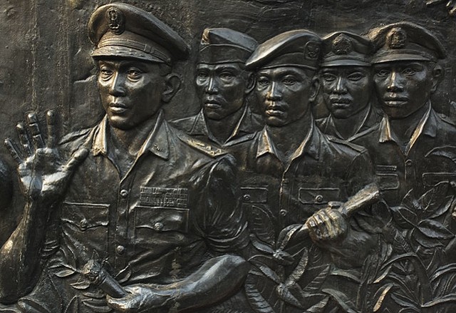 Relief Pejuang Pemuda di Museum Pahlawan (Sumber: Dokumentasi Pribadi)