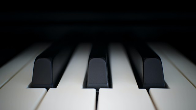 Ilustrasi not pianika Surat Cinta untuk Starla, sumber foto Johannes Plenio on Unsplash