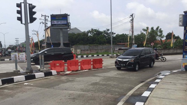 Kondisi Simpang Kalimati Adiwerna, Tegal. Foto: Dok. Istimewa