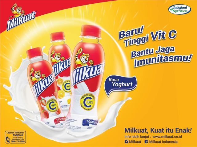 Milkuat luncurkan susu botol dengan kandungan vitamin C yang tinggi. Dok. Milkuat. 