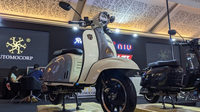 Foto: Royal Alloy TG150, Goda Pecinta Motor Premium Bergaya Retro (12929)