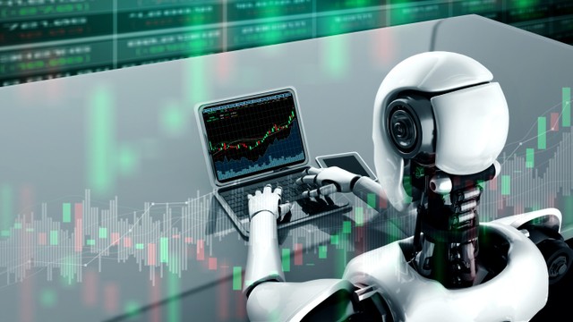 Ilustrasi robot trading. Foto: Blue Planet Studio/Shutterstock