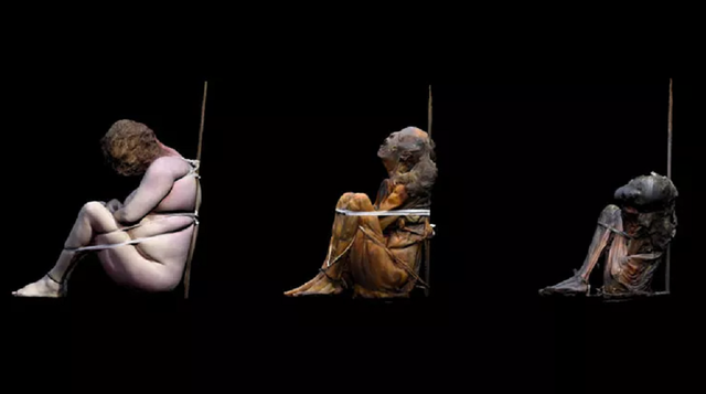 Peneliti bilang mayat dijadikan mumi dengan cara diikat dan dikeringkan terlebih dahulu agar lebih ringan saat dibawa. Foto: European Journal of Archaeology/Peyroteo-Stjerna
