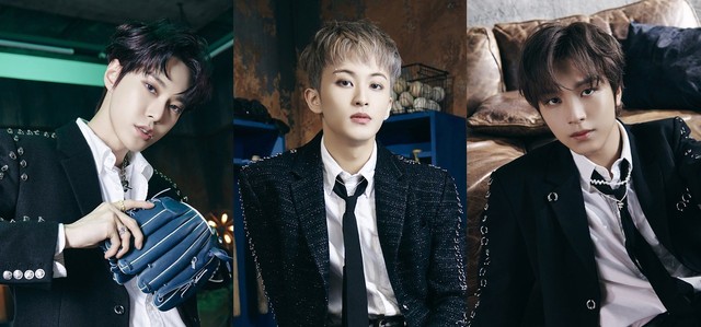 Doyoung, Mark, dan Haechan. Foto: Twitter/SMTOWNGLOBAL