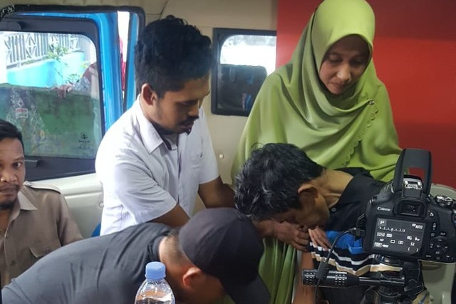 Amiluddin meninggal dunia saat mengurus e-KTP di Kantor Dinas Dukcapil Bulukumba, Selasa (15/3) . Foto: Dok. Istimewa