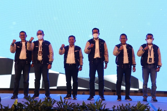 Brigade Madani merupakan singkatan dari BRI, Pegadaian, dan Permodalan Nasional Madani. Ketiganya akan bersinergi untuk mendorong pertumbuhan ekonomi Indonesia. Foto: dok. PNM