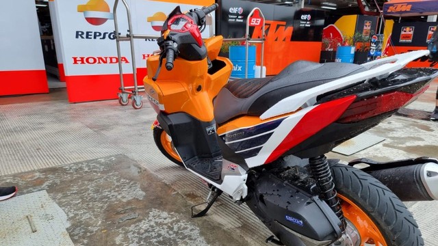 Vario 160 livery Repsol Honda Team di Sirkuit Mandalika. Foto: AHM