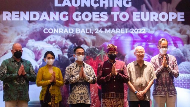 Launching rendang goes to Europe. Foto: Kemenpar