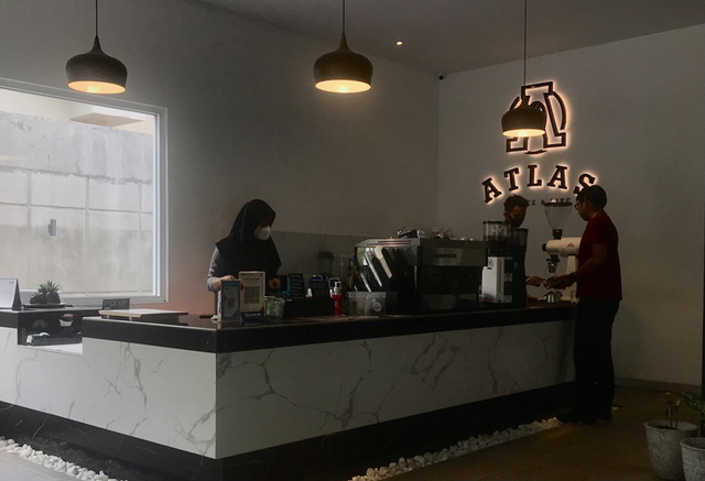 Atlas Coffee Pekanbaru (Foto: Hanifah Salsabila)