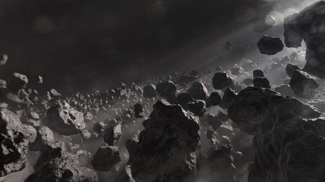 Ilustrasi asteroid. Foto: SugaBom86/Shutterstock