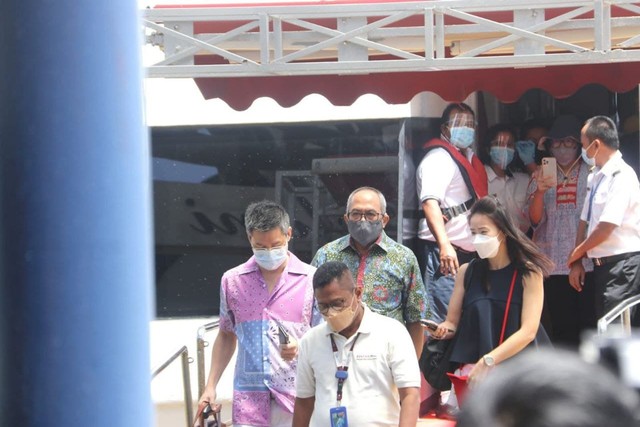 2 Tahun Vakum, Akhirnya Wisman Singapura ke Bintan Lagi. (Foto: Ary/Batamnews)
