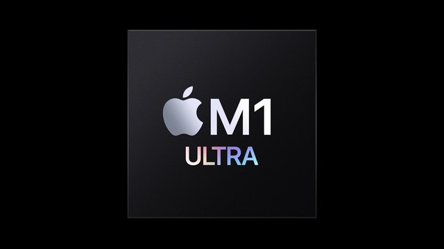 Chip prosesor M1 Ultra buatan Apple. Foto: Apple