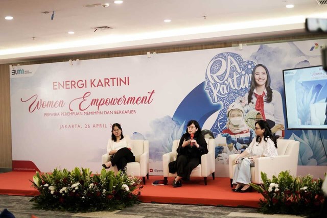 PT Pertamina Lubricants (PTPL) menyelenggarakan sharing session bertajuk Energi Kartini: Women Empowerment "Mendorong Kepemimpinan Perempuan di Pertamina Lubricants Sebagai Wujud Implementasi Kesetaraan Gender di Lingkungan Kerja" pada Selasa, (26/4). Foto: Dok. Pertamina