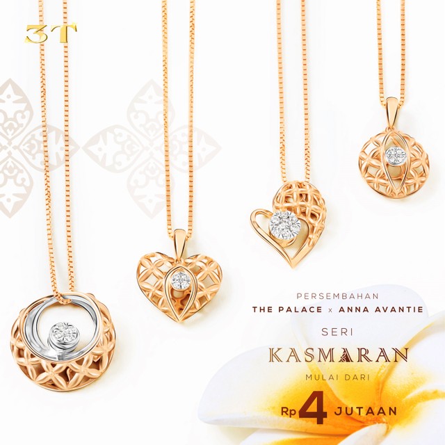 Koleksi Perhiasan Seri Kasmaran dari The Palace dan Anne Avantie. Foto: Dok. The Palace Jeweler