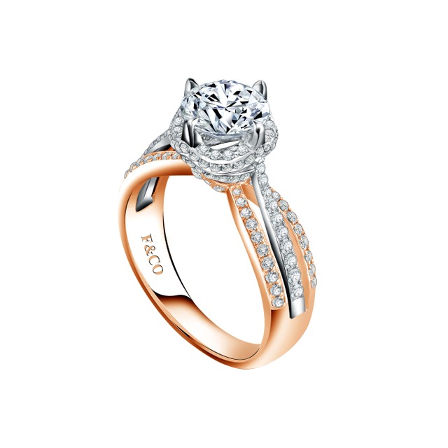 Cincin berlian Chelsea koleksi Frank Fire dari Frank & co. Foto: Frank & Co.