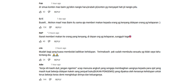 Panen Dislike, Video Baim Wong Ramai Hujatan Netizen (457280)