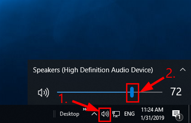 Ilustrasi ikon suara di Windows. Foto: drivereasy.