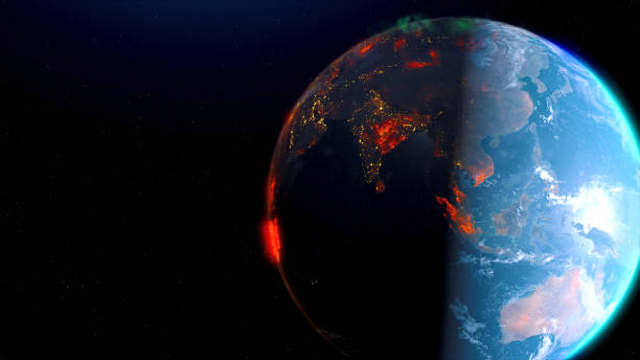 Ilustrasi perbedaan sistem atmosfer bumi dengan rumah kaca. Foto: iStock