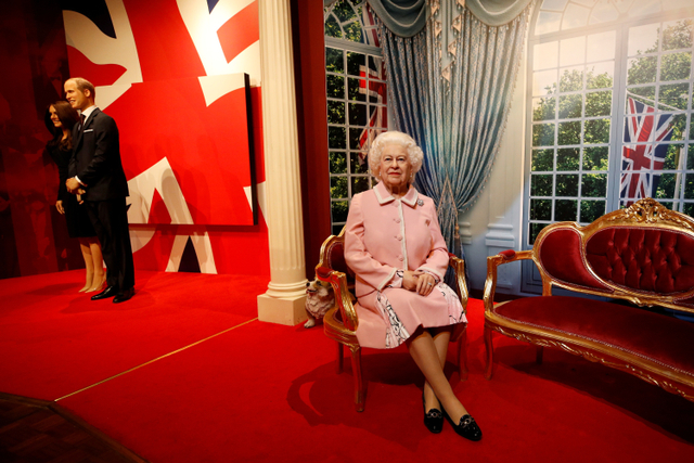 Patung lilin baru Ratu Elizabeth II di Blackpool, Inggris. Foto: Phil Noble/REUTERS