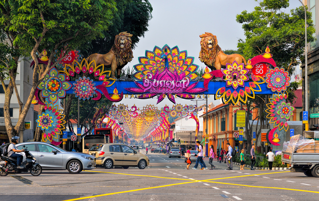 Suasana di jalan Little India. Foto: Shutterstock