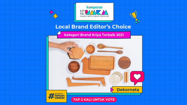 3 Finalis UMKM Kriya Terbaik di Local Brand Editor’s Choice 2021 (137417)