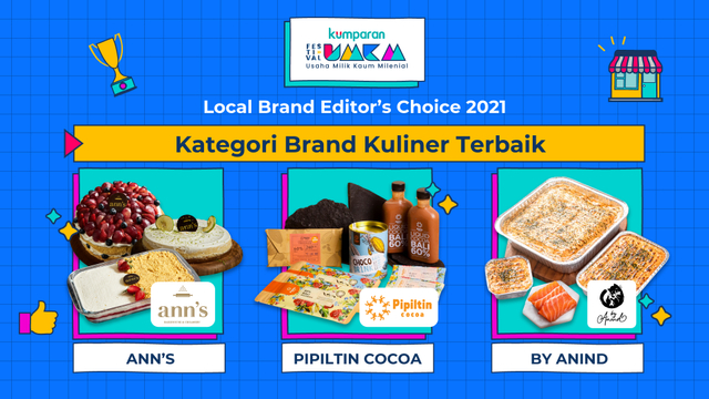 3 Finalis UMKM Kuliner Terbaik di Local Brand Editor’s Choice 2021 dok kumparan