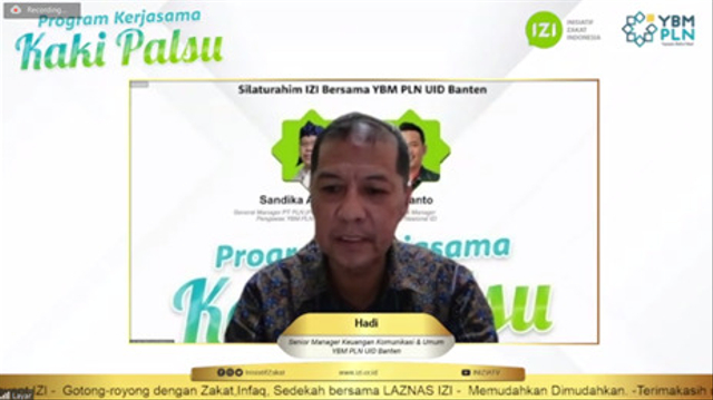 Bantuan Kaki Palsu untuk Difabel dari YBM PLN UID Banten dan IZI Banten (56476)