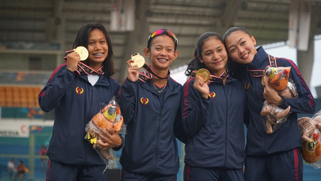 Para atlet asal Kabupaten Kuningan, Jawa Barat, berhasil menyumbangkan 9 medali emas dan 3 medali perak di ajang PON XX Papua. (Foto: Instagram/Ulfa Silviana)