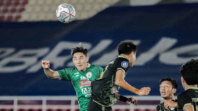 Laga PSS vs Barito Putera di Liga 1. Foto: Instagram/@pssleman