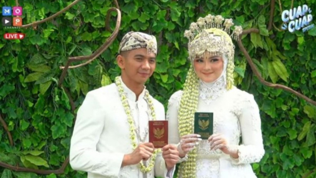 Momen Pernikahan Ridho 2R dan Syifa. Foto: Youtube/MOP Channel