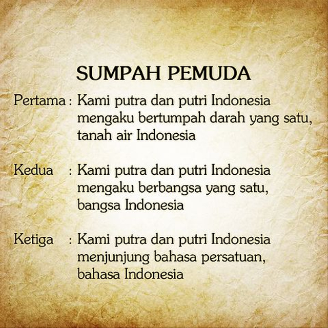 Sejarah dan Isi Teks Sumpah Pemuda yang Asli | kumparan.com