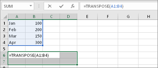 TRANSPOSE Excel, Ini Rumus Dan Cara Penggunaan Fungsinya | Kumparan.com