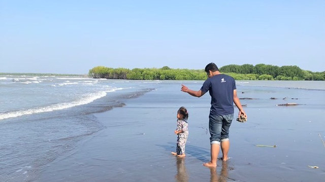 Foto Pantai Muara Beting | Dokumentasi Michelle