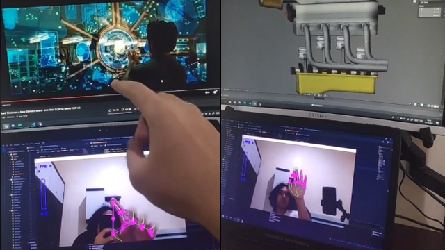 Remaja bikin alat seperti di film Iron Man. (Foto: @ghanyr/TikTok)