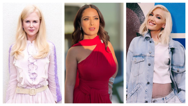 Nicole Kidman, Salma Hayek, dan Gwen Stefani adalah beberapa selebriti perempuan yang punya anak di usia 40-an. Foto: Dok. Instagram @nicolekidman, @salmahayek, @gwenstefani